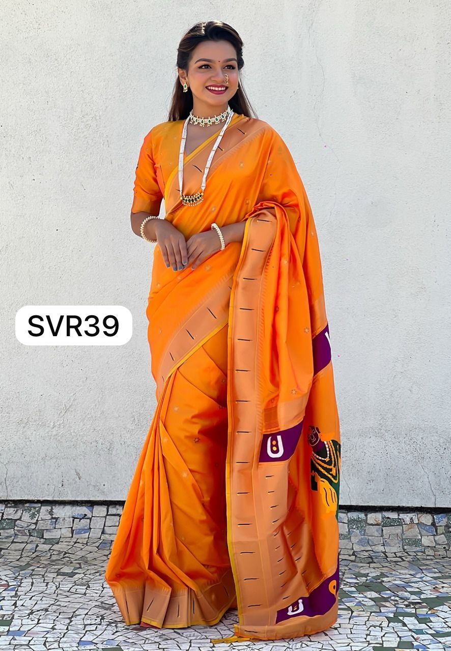 SVR39 Vitthal rukhmai Paithani - Image 7