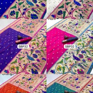 Big border   Maharani Paithani SBP32