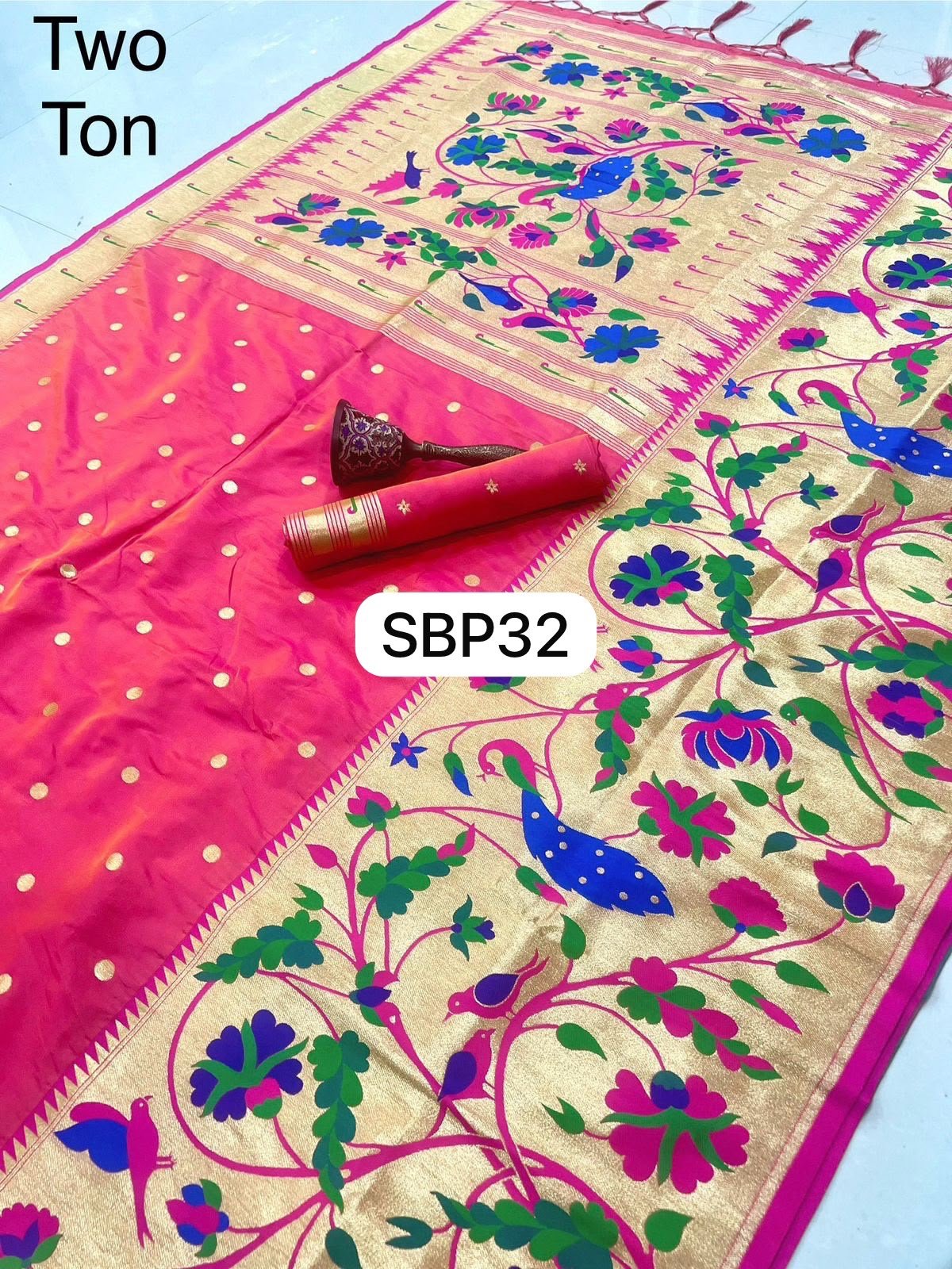 Big border Maharani Paithani SBP32 - Image 6