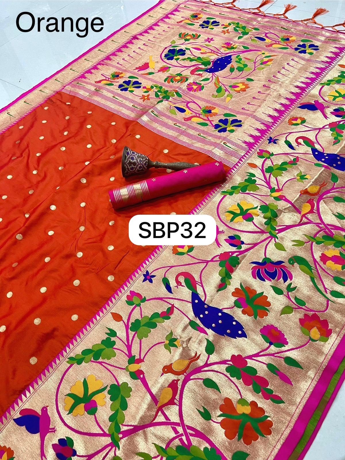 Big border Maharani Paithani SBP32 - Image 8