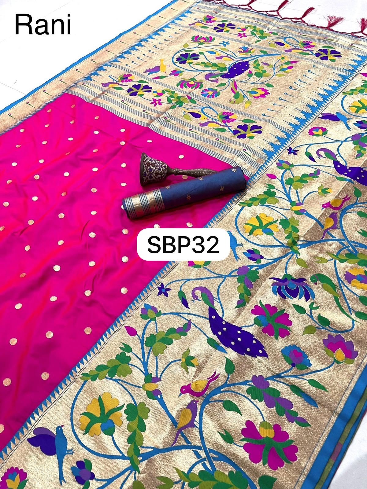 Big border Maharani Paithani SBP32 - Image 5