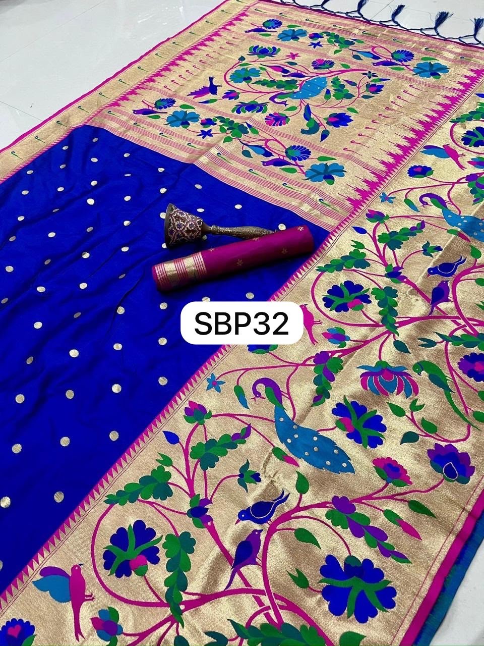 Big border Maharani Paithani SBP32 - Image 9